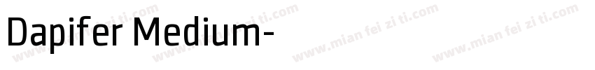 Dapifer Medium字体转换